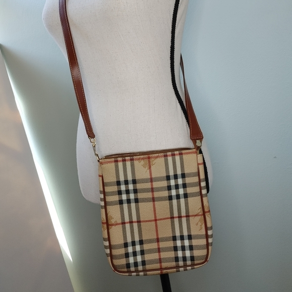 Burberry Handbags - Burberry Haymarket Crossbody bag